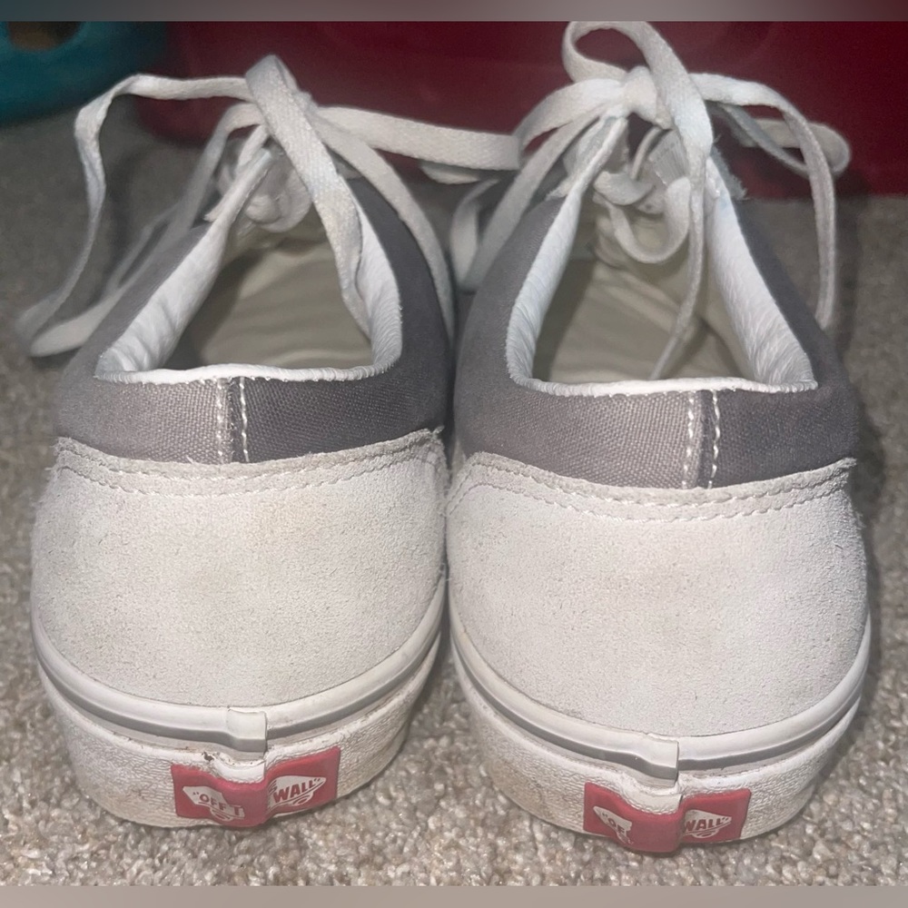 Vans Men’s 12 shoe suede canvas gray Old Skool drizzle - Picture 3 of 9
